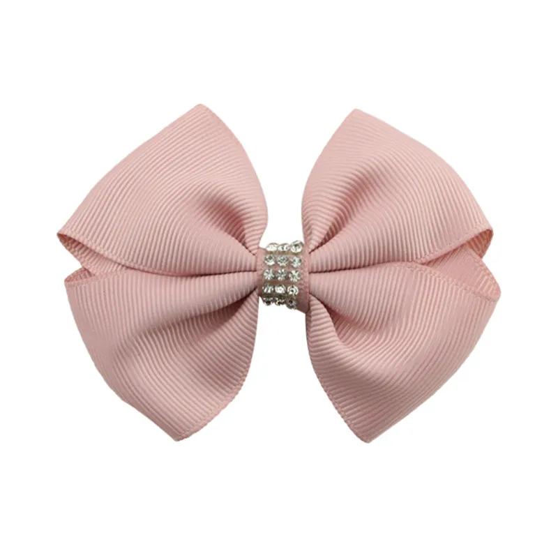 20Pcslot 3.6 Inch Colourful kids Boutique Ribbon Bows With Clip Hair Accessories For Baby Girls Children Hair Pins Hair Clip  (19)
