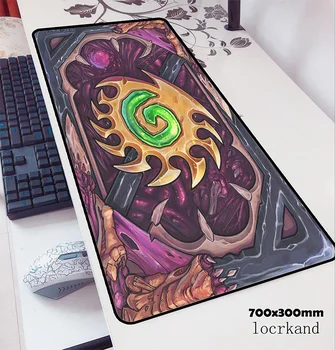 

hearth stones mouse pad 70x30cm gaming mousepad anime thick office notbook desk mat locrkand padmouse games pc gamer mats