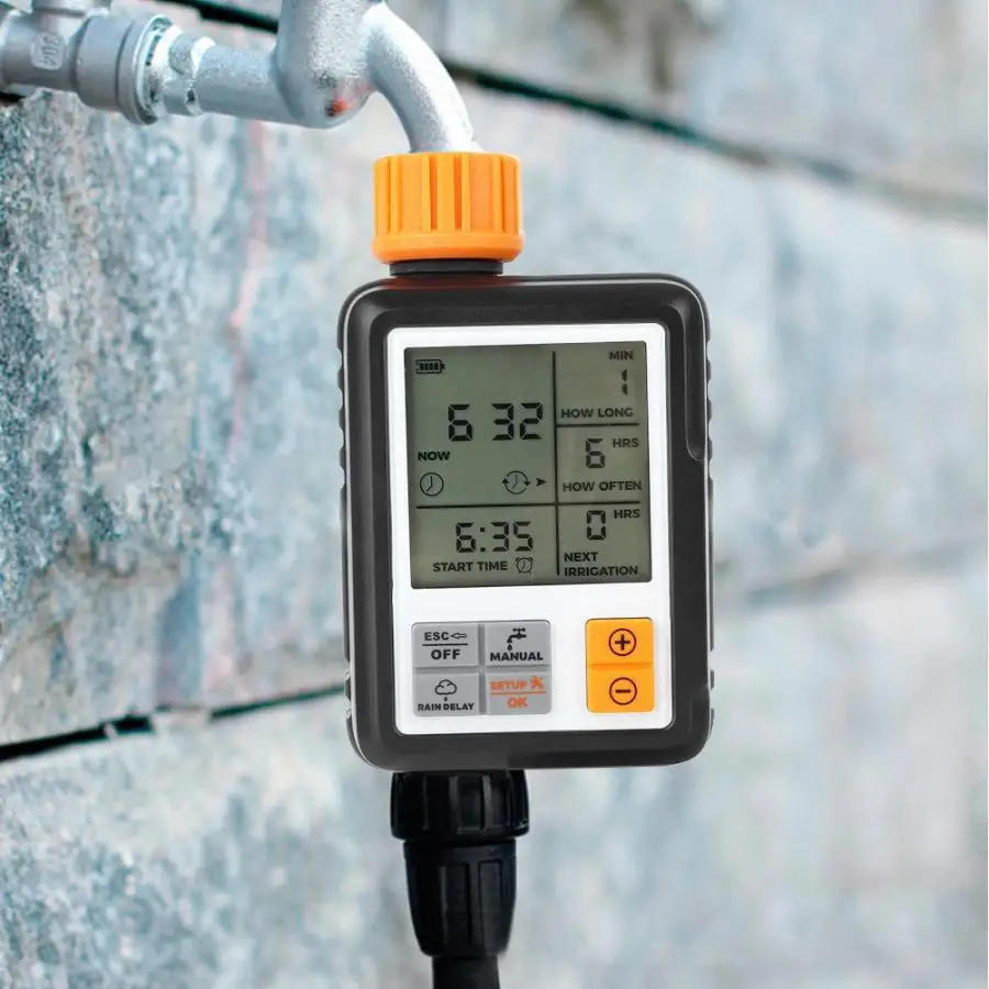 

LCD Display Automatic Smart Electronic Garden Water Timer Watering Irrigation System Controller