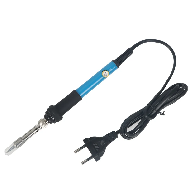 220V EU Plug Iron Регулируемая температура Электрический припой для паяльника железа 60 Вт паяльная станция мини ручка тепловой карандаш сварочные инструменты для ремонта - Цвет: 220V EU Plug Iron