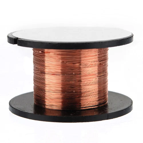WSFS Hot 2Pcs 15m 0.1MM Copper Soldering Solder Enamelled Reel Wire Rollin Welding Wires from