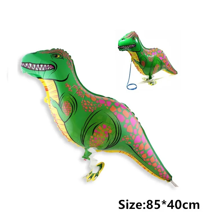 1 шт. гигантский динозавр фольгированный шар для мальчиков воздушные ...