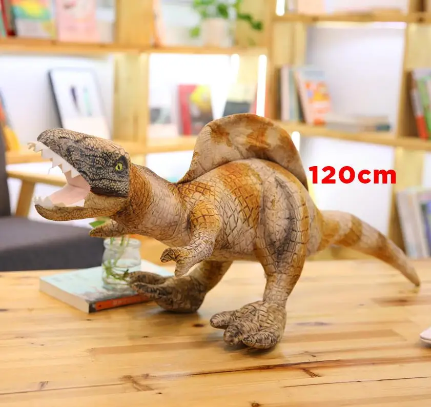 1 шт., огромный размер, супер динозавр, плюшевая игрушка, мультяшный дракон, тираннозавр, Рекс, куклы, мягкие игрушки для мальчиков - Цвет: Spinosaurus
