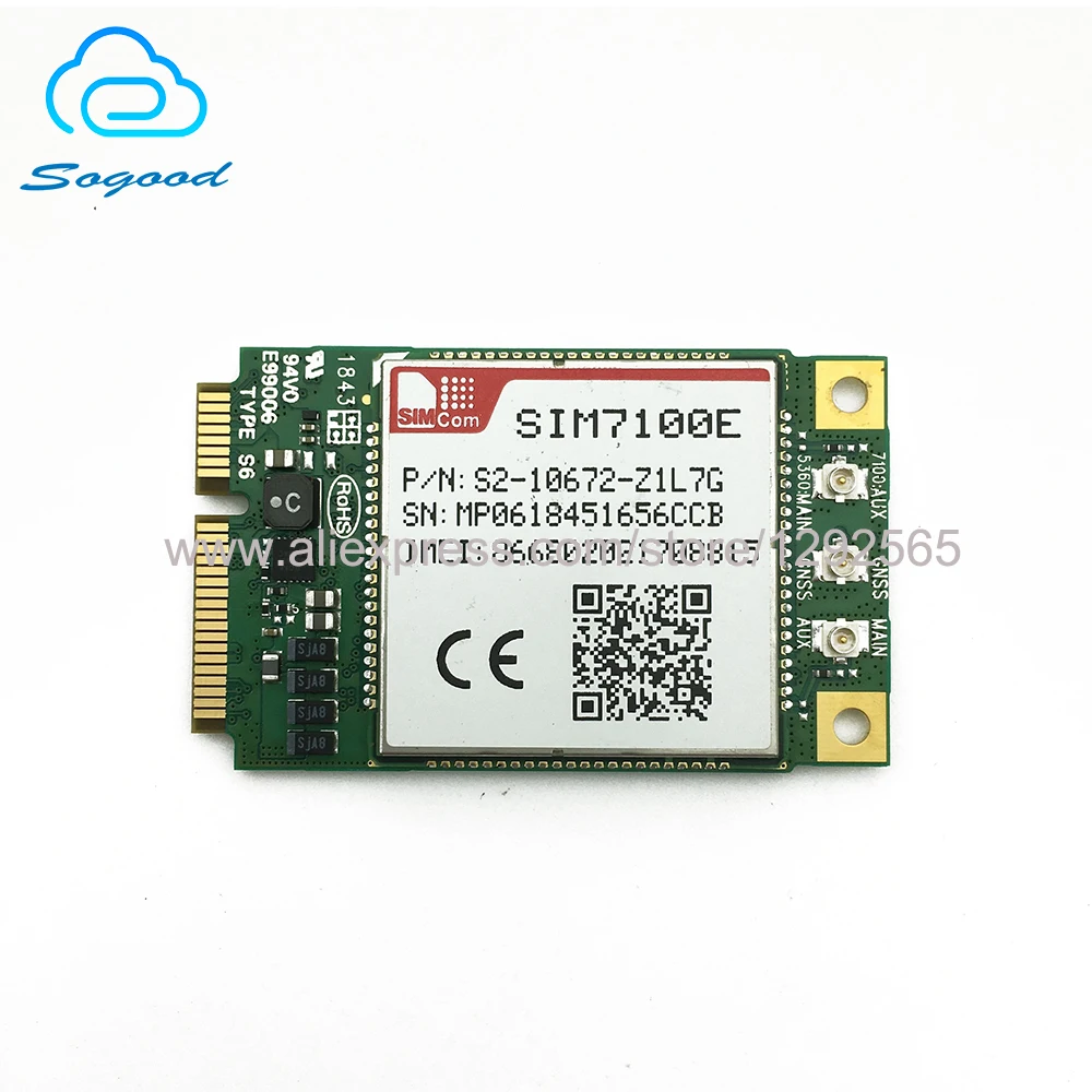 SIMCOM SIM7100E mini pcie LTE Cat3 модуль 100% новый и оригинальный без поддельных в наличии| |