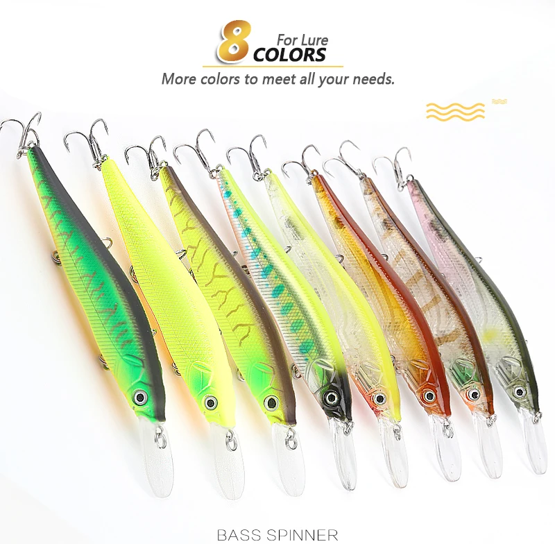 Fishing Lures Minnow Hard Wobblers Crankbait 3D Eyes Gold-plated Plastic Laser Reflective Baits Winter Fishing Decoy Tools (5)