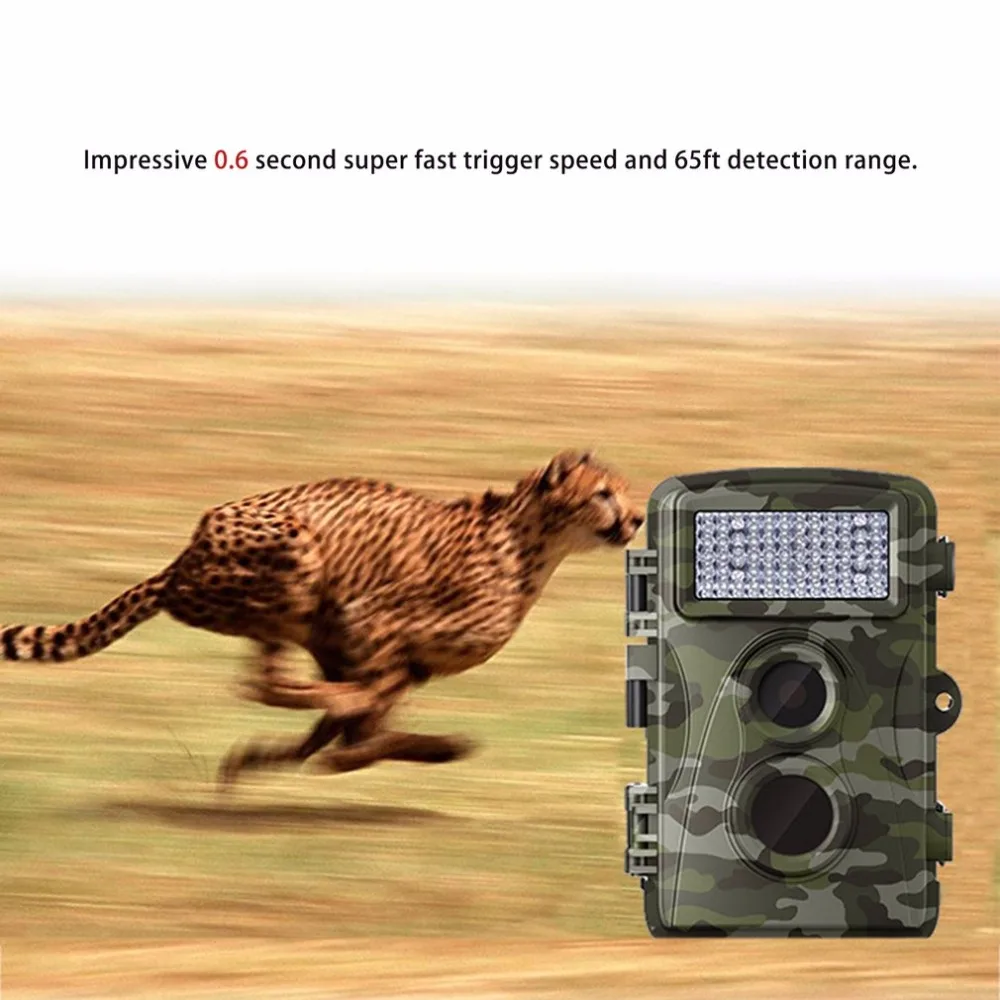

LESHP H3 Wildlife Hunting Detection Trail Camera IP56 Waterproof Infrared Night Vision Surveillance Scouting Video Recorder