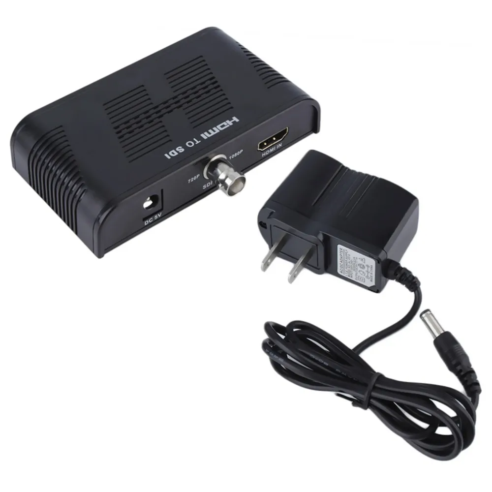 

Mini 3G HDMI to SDI Converter 1080P SDI 3G-SDI HD-SDI to HDMI Adapter Black US Plug