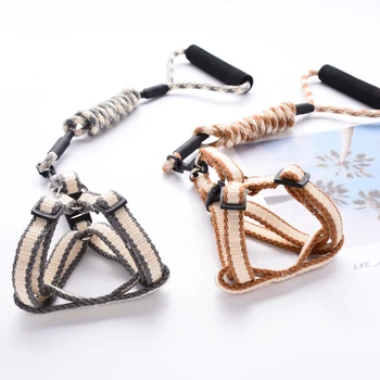 

Safety Adjustable Rope Dog Leash French Bulldog Pug Shih Tzu Small Medium Dog Harness Set Soft Cotton Pet Walking Harness Vest