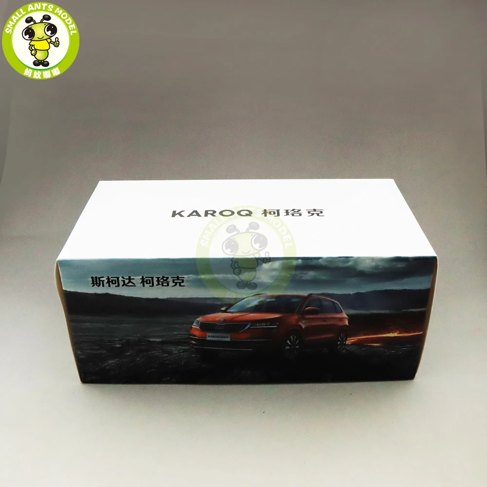1/18 Skoda KAROQ SUV литая модель металлическая модель автомобиля SUV игрушки подарок для мальчиков и девочек коллекция хобби оранжевый