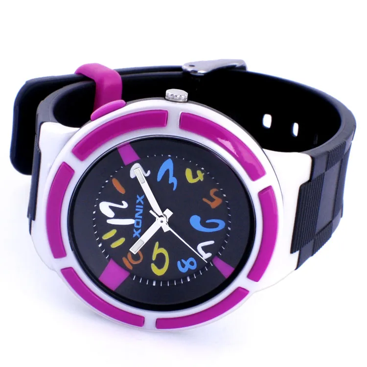 Прецизионные женские часы Relogios Femininos; спортивные Кварцевые водонепроницаемые часы для девочек; 100 м; повседневные водонепроницаемые часы