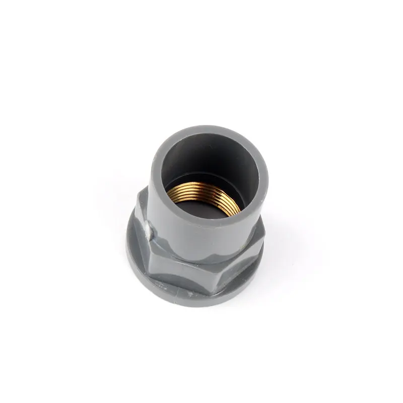 15 шт. Cooper внутренняя резьба 20*1/2 "25*1/2" 25*3/4 "32*3/4" 32*1 "уменьшенный прямой ПВХ разъем серый фитинги труб agricltural
