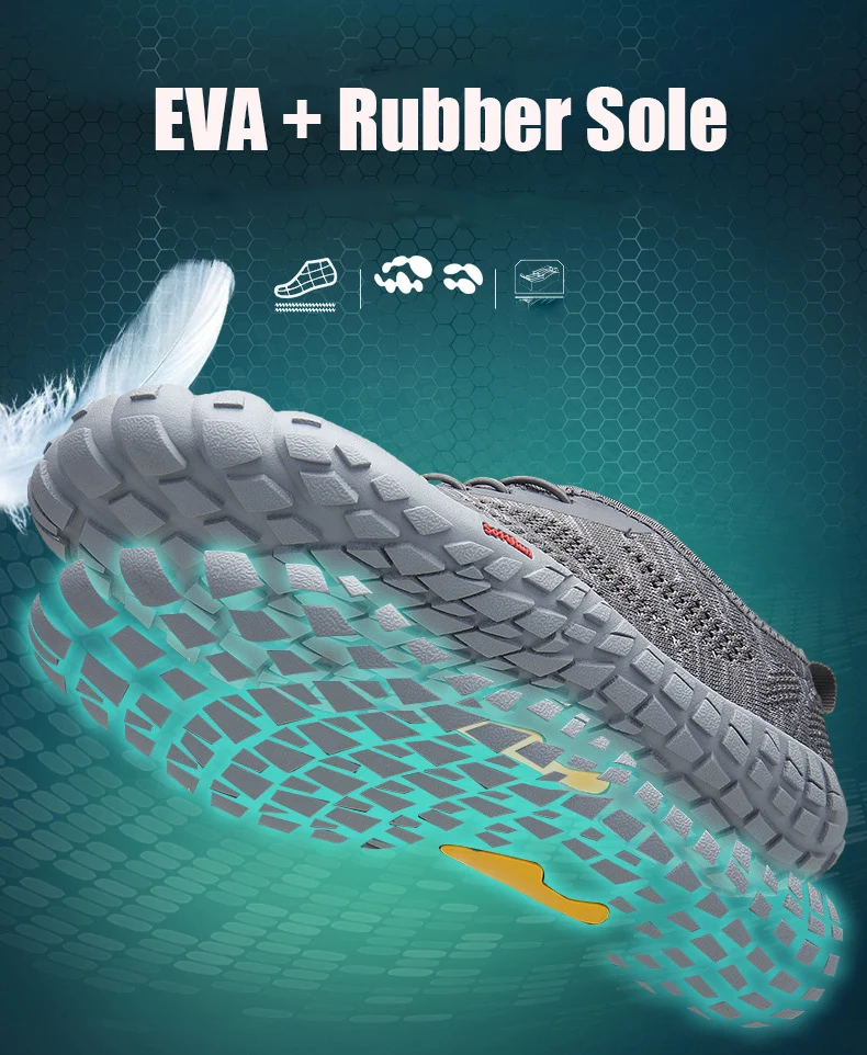 Masculino ao ar Sapatos de Água do Aqua Tênis para Homem Sapatos de Praia Verão Livre Descalço Cinco Dedos Caminhadas Rio Trekking Pesca Tênis Homem 6 Sapatos de natação