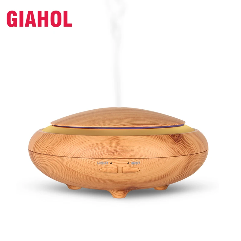 

GIAHOL 150ml Electric Aroma Air Diffuser Wood Ultrasonic Essential Oil Air Humidifier Aromatherapy Cool Mist Maker for Home