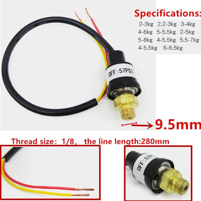 

AS18B 186 model airbrush compressor small air pump automatic shutdown switch automatic shutdown device auto parts