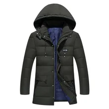 Новая зимняя куртка мужская с принтом хлопок Мужская одежда деловая Повседневная Мужская парка пальто толстое теплое пальто с капюшоном 8XL