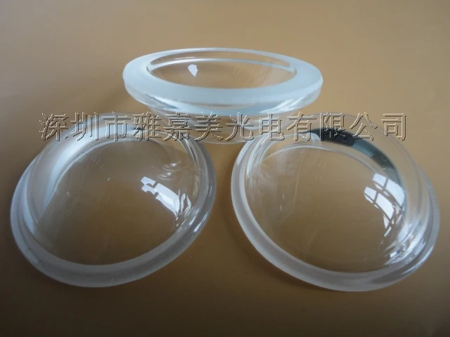 

Mining lamps, LED optical glass lens diameter 50mm LED lens concave-convex lenses