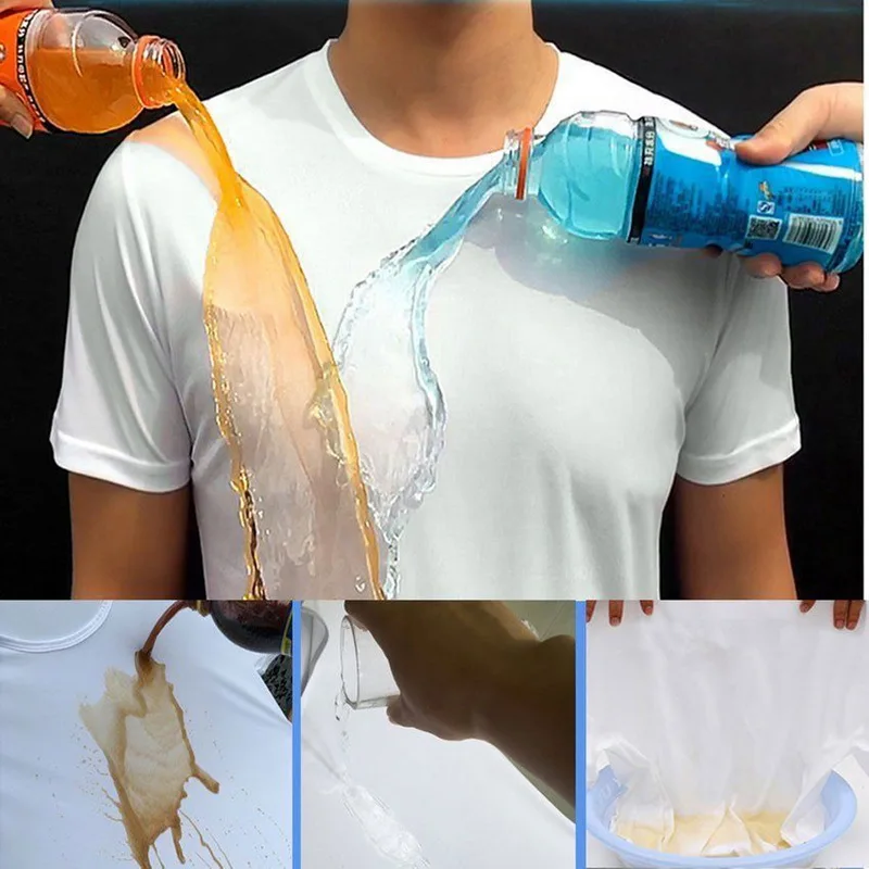 

Oeak 2019 New Hydrophobic T-shirts White Waterproof Undershirts Quick Dry Breathable Male Fitness Sportswer Plus Size 3XL
