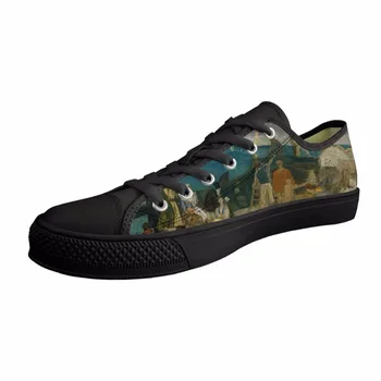 

New Style 2019 Women Casual Vogue Sneakers Classic Low Style Female Girl Black Canvas Vulcanize Shoes Designer Lace Up Flats