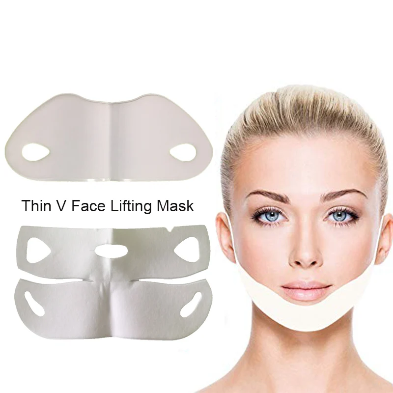 

Thin V Face Lifting Mask Slimming Double Chin Face Shaper Lift Up Jaw Cheek Facial Moisturizing Firming Mask Women Skin Care