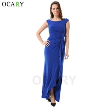 OCARY Brand Quality Fashion Ruffles Dress Elegant Women Boho Maxi Party Dress Casual 2016 Summer Dress Plus Size 2XL Vestidos