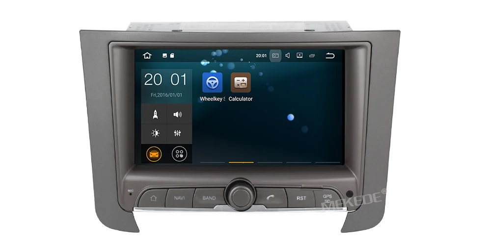 Cheap 7" 2 Din Android 9.0 Car Radio For SsangYong REXTON 2014 Deckless Car Audio Multimedia Car Stereo DVD Mirror link 1024*600 14