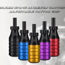 25 мм профессиональная стальная Татуировка ручка с палками для картриджа иглы тела Искусство круглые насадки для тату с полюсами принадлежности для макияжа