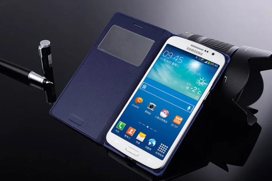 Для samsung Galaxy Grand 2 Grand2 чехол S View Cover с функцией задней крышки батареи G7102 G7105 G7106 умный флип-чехол