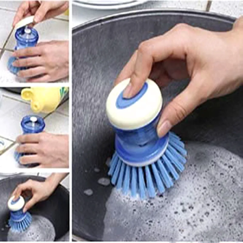 Buy Pots Automatic Dosing Cleaning Fluid Brush Gadget