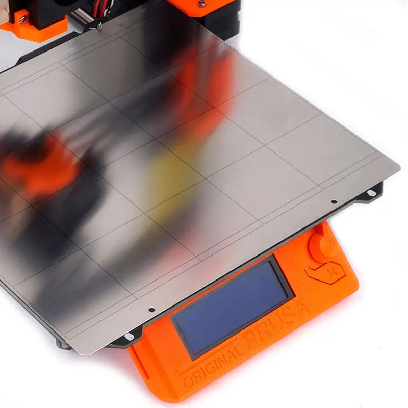 Для Reprap i3 Mk3 Mk52 пружинный стальной лист Тепловая кровать платформа 3d принтер печать Buildplate+ 1 шт. PEI лист для Prusa i3 Mk3 M