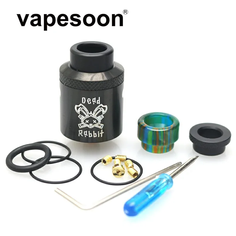 Price Dead Rabbit BF RDA Atmoizer Tank aluminum Supports Single Dual Coil Vape Fit For elctronic cigarette box Mod vape