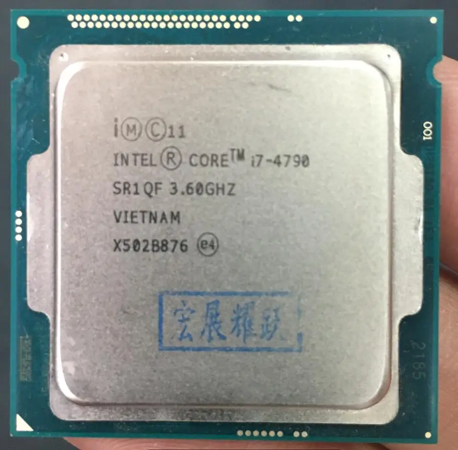 Процессор Intel Core I7 4790 I7-4790 CPU LGA 1150 четырехъядерный cpu работающий исправно настольный процессор