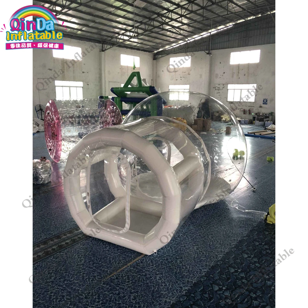 Factory Price 3m Inflatable Camping Tent Outdoor Inflatable Bubble Tent With Tunnel 2
