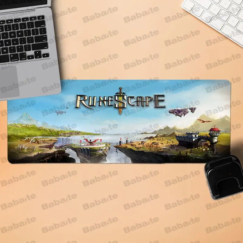 Babaite крутой персонализированный модный runescape настраиваемый игровой резиновый коврик для мыши для Лиги Легенд коврик для копьютерной мыши коврик для компьютерной мыши - Цвет: Lock Edge 30x90cm