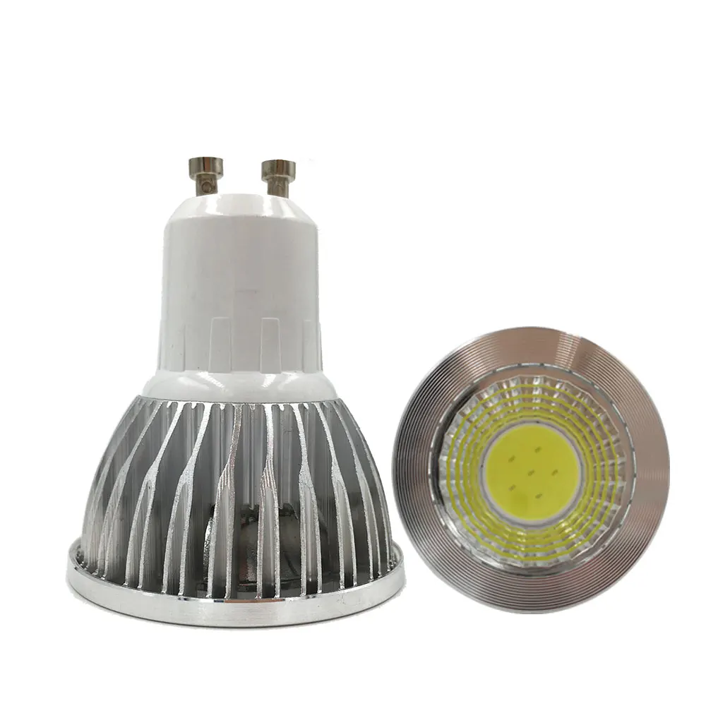

10Pcs COB GU10 3W 5W 7W dimmable LED Bulb SpotLight AC85-265V GU 10 spotlight COB led Cool White / Warm White COB Lighting