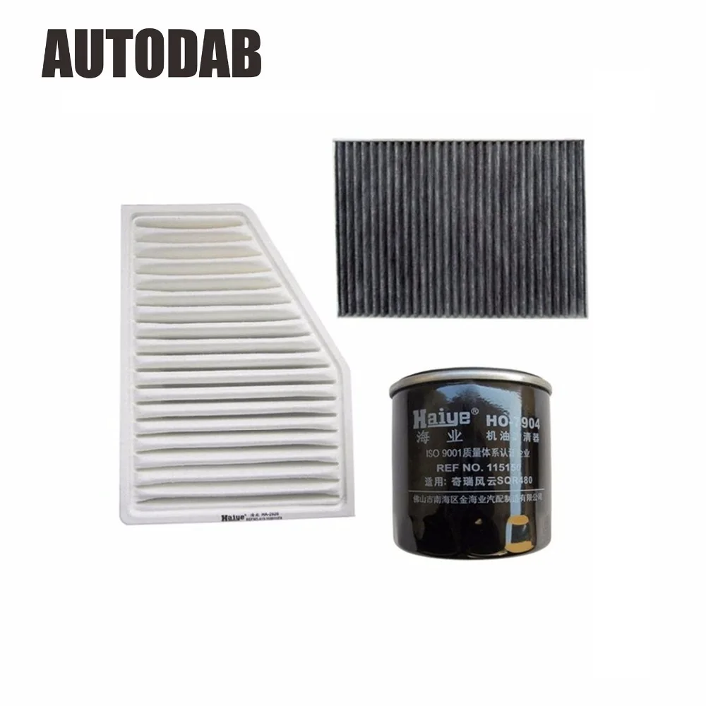 

High Quality filters for CHERY Fulwin 2 air filter+oil filter+cabin filter