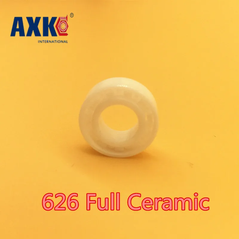 Axk 626 Полный керамический подшипник(1 шт) 6*19*6 мм Zro2 материал 626ce полностью из циркониевой керамики шарикоподшипники
