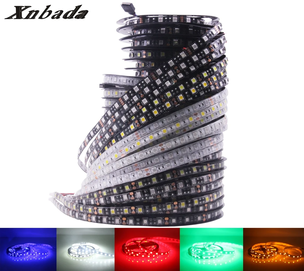Xnbada DC12V Светодиодный светильник 5050SMD 60 светодиодов/м белый/теплый