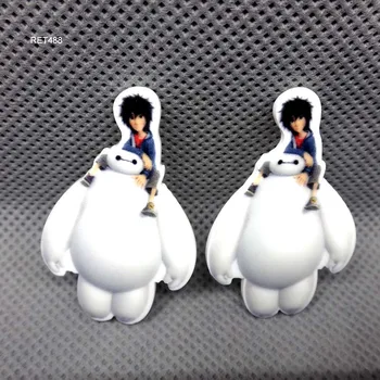 

RET488 38x24mm Flatback cartoon resin planar DIY handmade materials 50pcs
