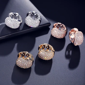 Crystal Round Earring