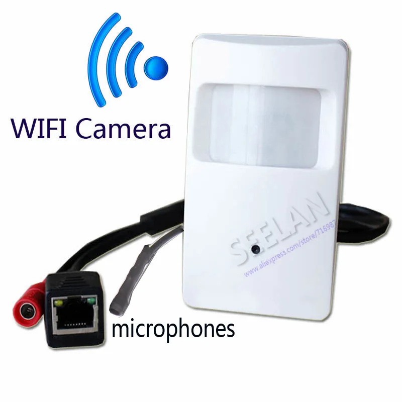 720P mini IP camera with WIFI port Covert Camera Motion Detector HD PIR STYL Wireless IP Camera mini ip camera wifi P2P Security