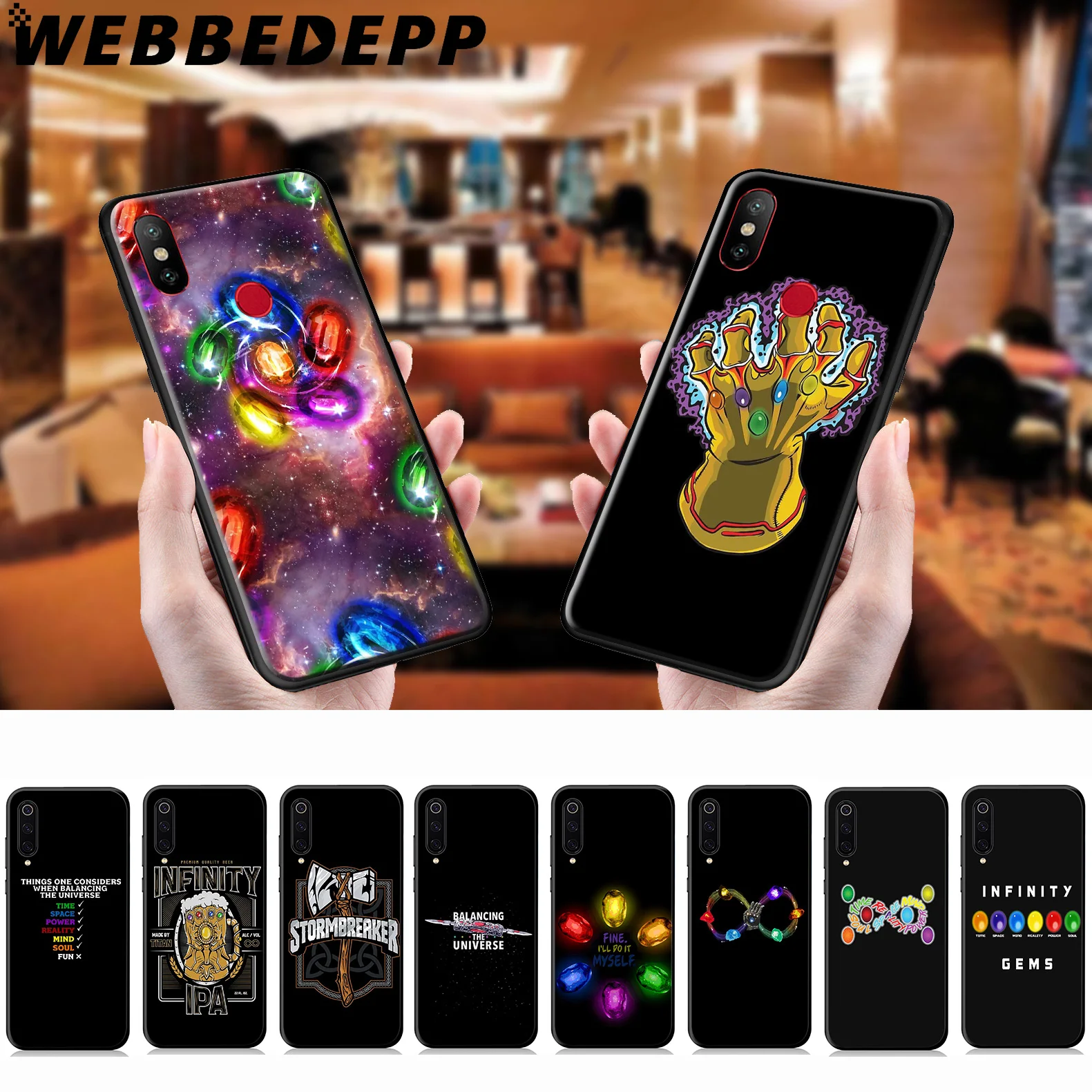 WEBBEDEPP перчатки Таноса Stormbreaker мягкий чехол для Xiaomi Mi 9T 9 8 SE 6 A1 A2 A3 Lite MiA1 MiA2 MiA3 F1 MAX 3 Mi8