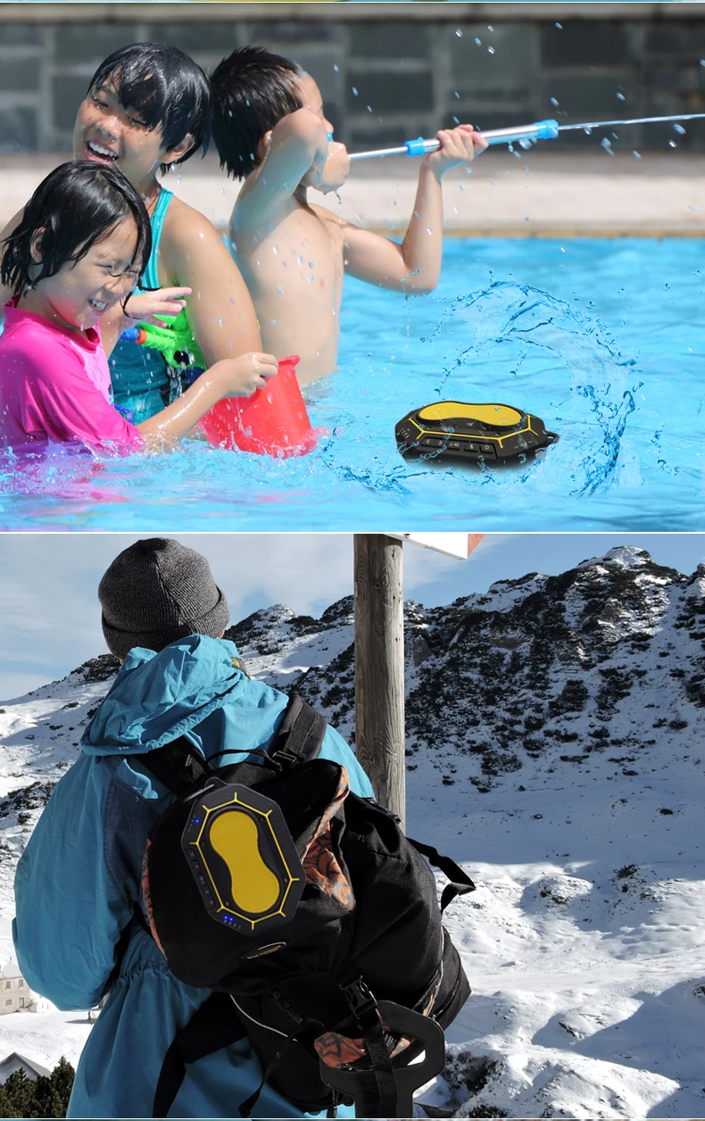 16 Liboer Wireless Bluetooth Speaker Waterproof Bike 10W Speaker for TV Portable mp3 TF Bluetooth Speakers Bass Shower Outdoor BT90