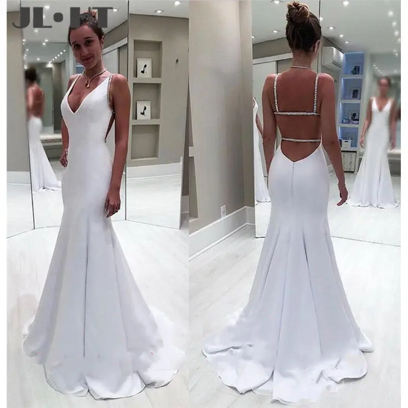 elegant white evening gowns