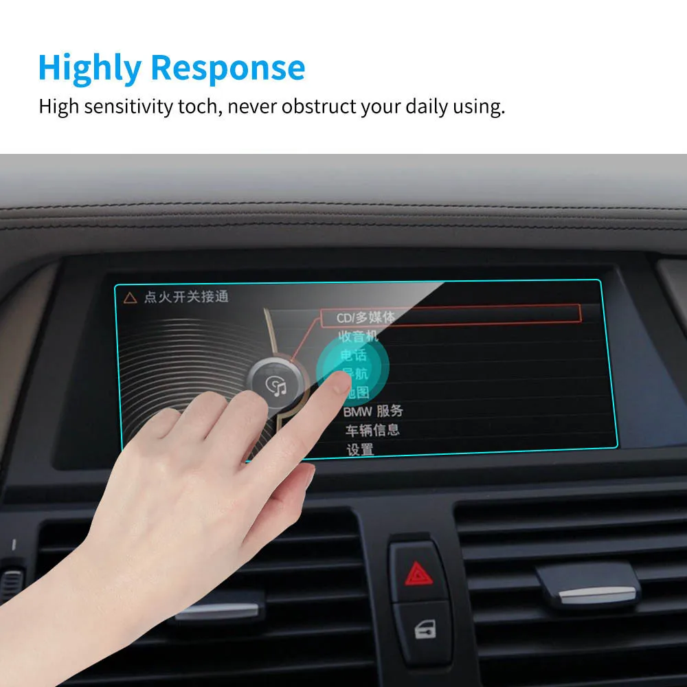 8,8 дюймов Автомобильный gps навигационный экран протектор для BMW E70 E71 X5 X6 автомобиль HD прозрачный ЖКД жесткий экран защитная пленка из закаленного стекла