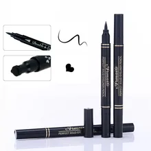 Подводка для глаз макияж Модный черный женский жидкий карандаш для глаз maquillaje Звезда Сердце Форма точка штамп татуировки