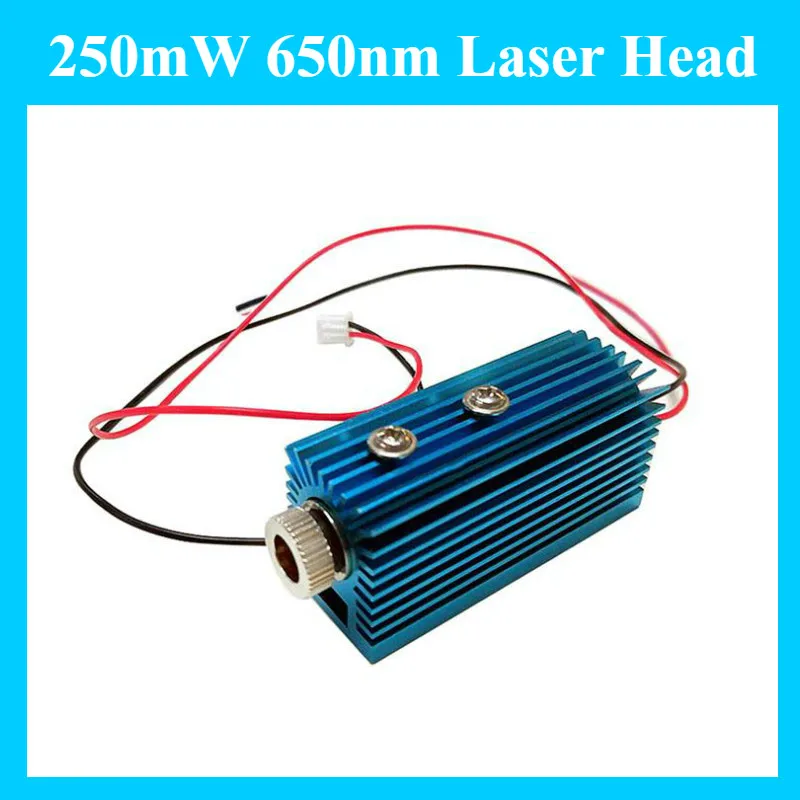 

250mW 650nm Laser Head Red Laser Dot Module Module Engraver Accessory For CNC Laser Carving Engraving Machine