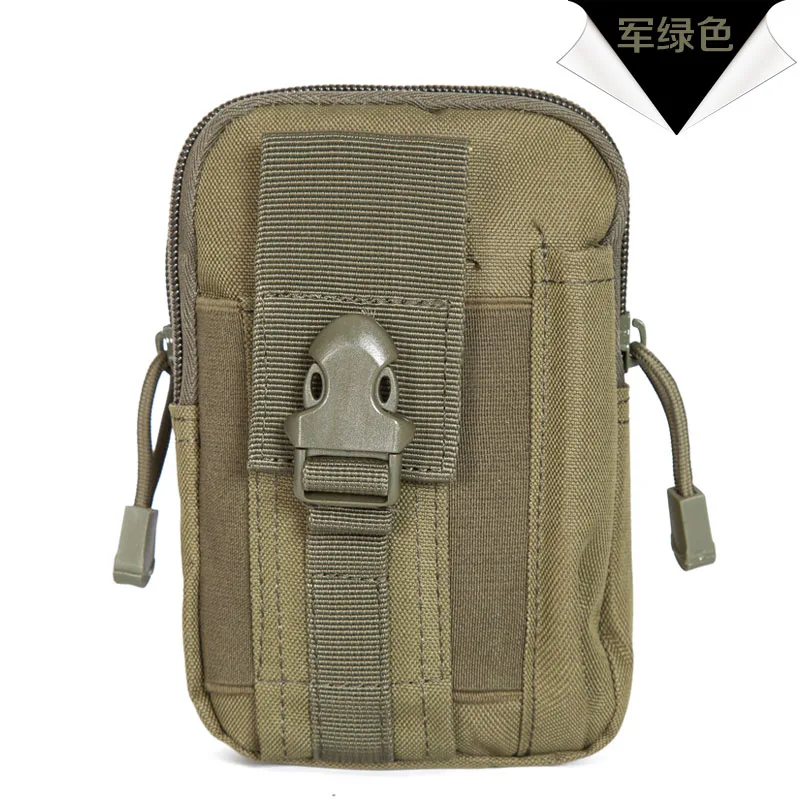 Открытый Тактические Molle поясные сумки спортивная сумка в стиле casual кошелек чехол для телефона для iPhone 6 plus SAMSUNG Note 2 3 4 ткань Кордура - Цвет: GREEN