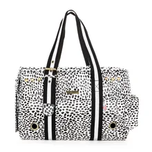 Белая леопардовая переноска для собак, кошек, авиакомпания, одобренная дорожная сумка, переносная сумка для собак, мягкая удобная сумка "Оксфорд", сумка