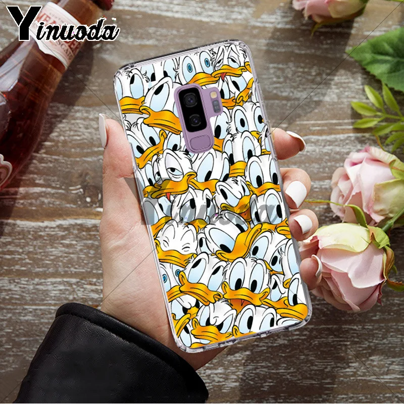 Yinuoda Дональд Дак Роскошный Уникальный Дизайн чехол для телефона Samsung S9 plus S5 S6 S6edge