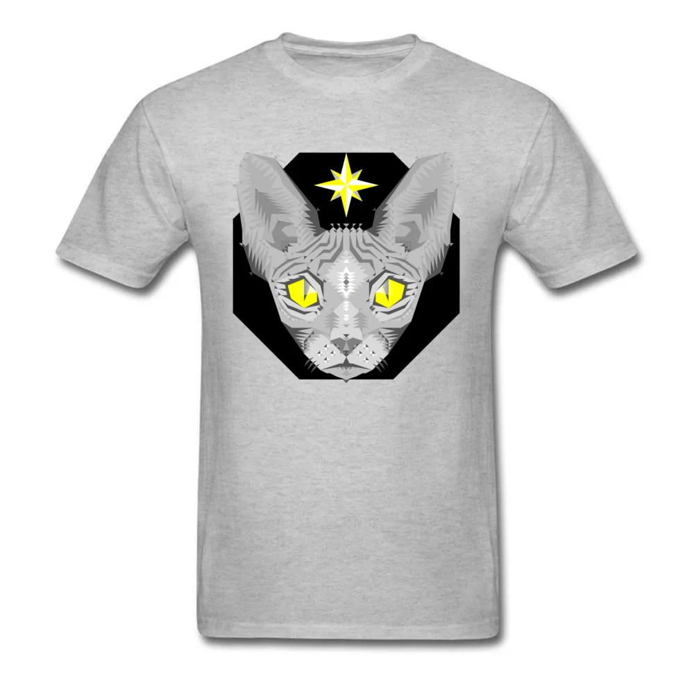 Geometric Sphynx Cat_grey